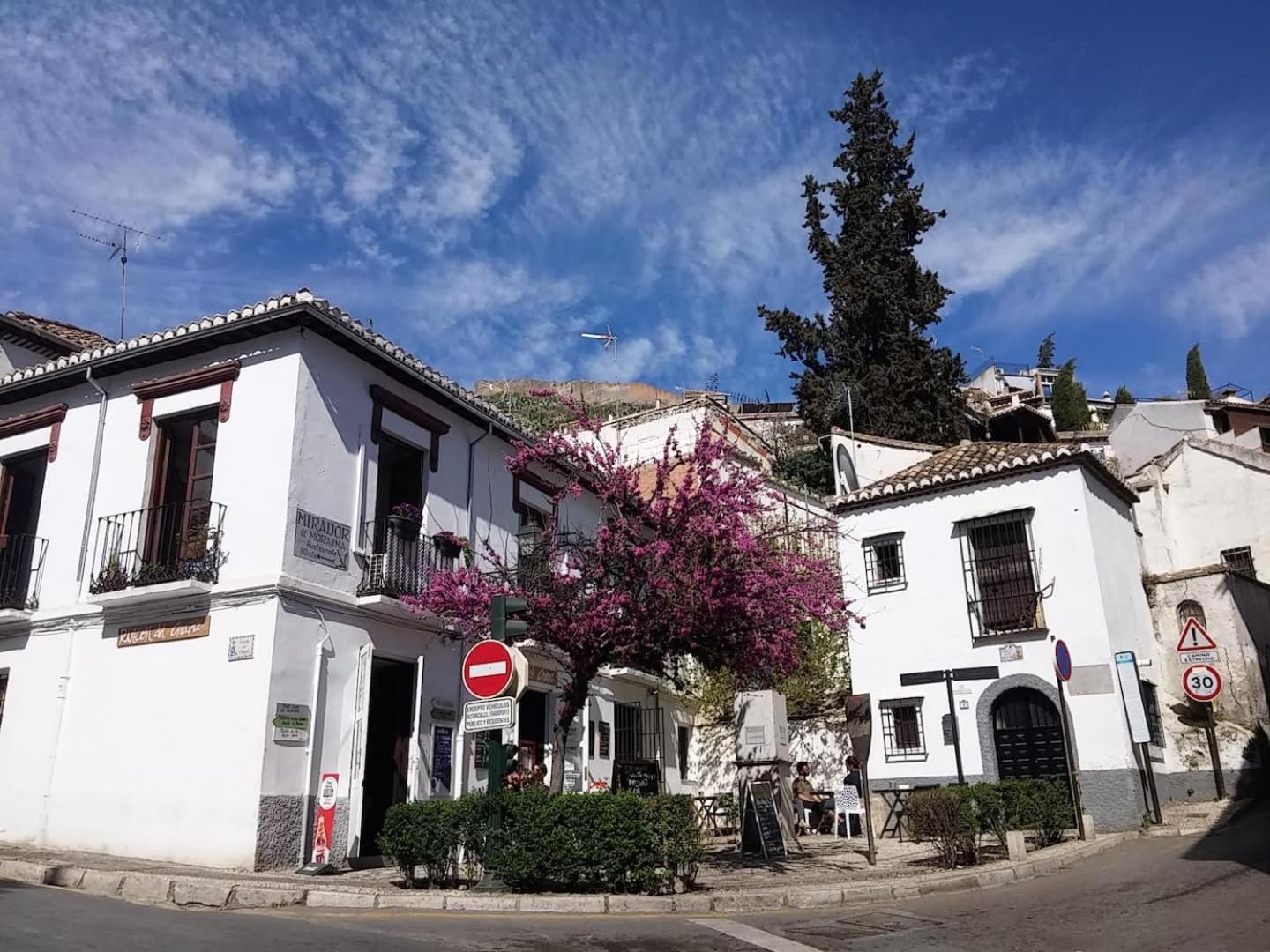 Charming Albaicin Patio Flat Free Onsite Parking Apartment Granada Exterior photo